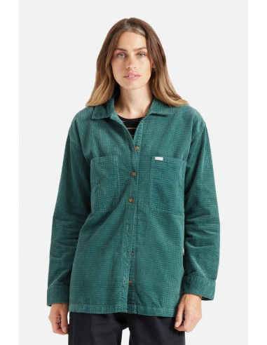 Dundee Corduroy Overshirt - Emerald Dans la société mordern