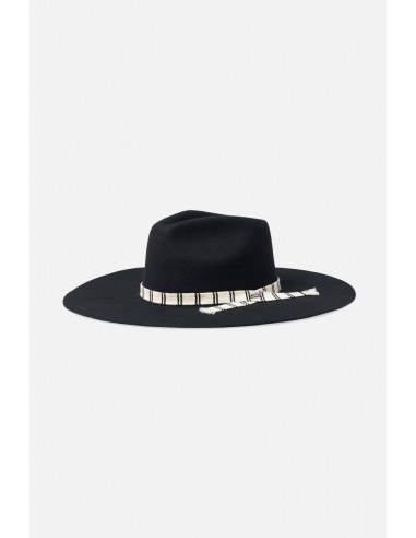 Leigh Felt Fedora - Black la colonne vertébrale