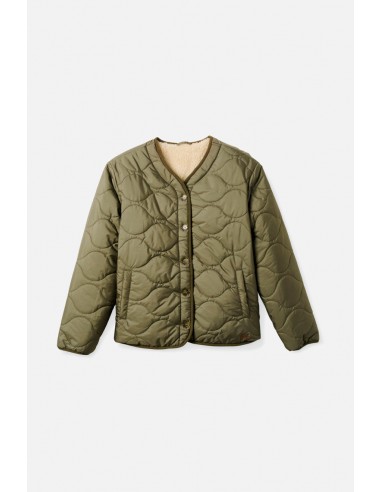 Sherpa Reversible Padded Jacket - Military Olive acheter